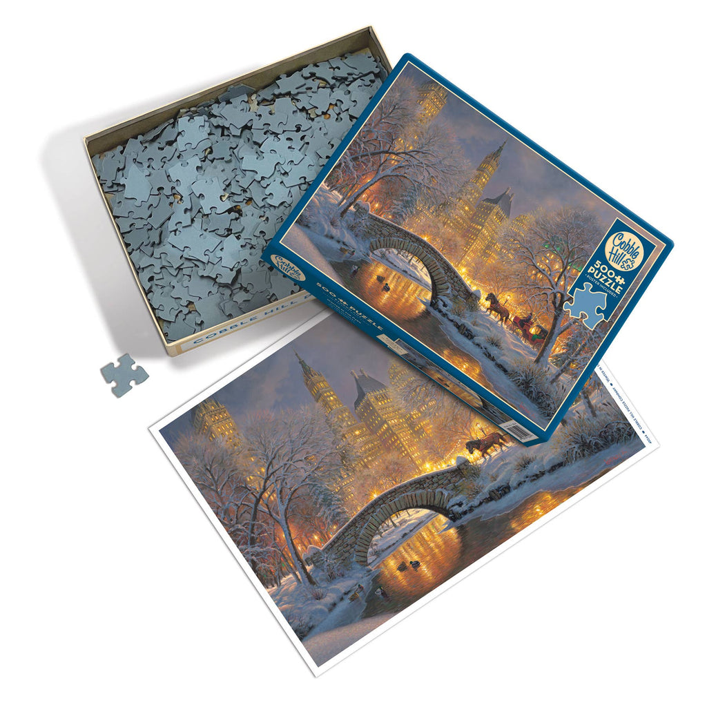 Winter in the Park 500-Piece Cobble Hill Puzzle