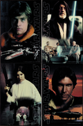 Sticker - Star Wars - Light Side - Set Of Four