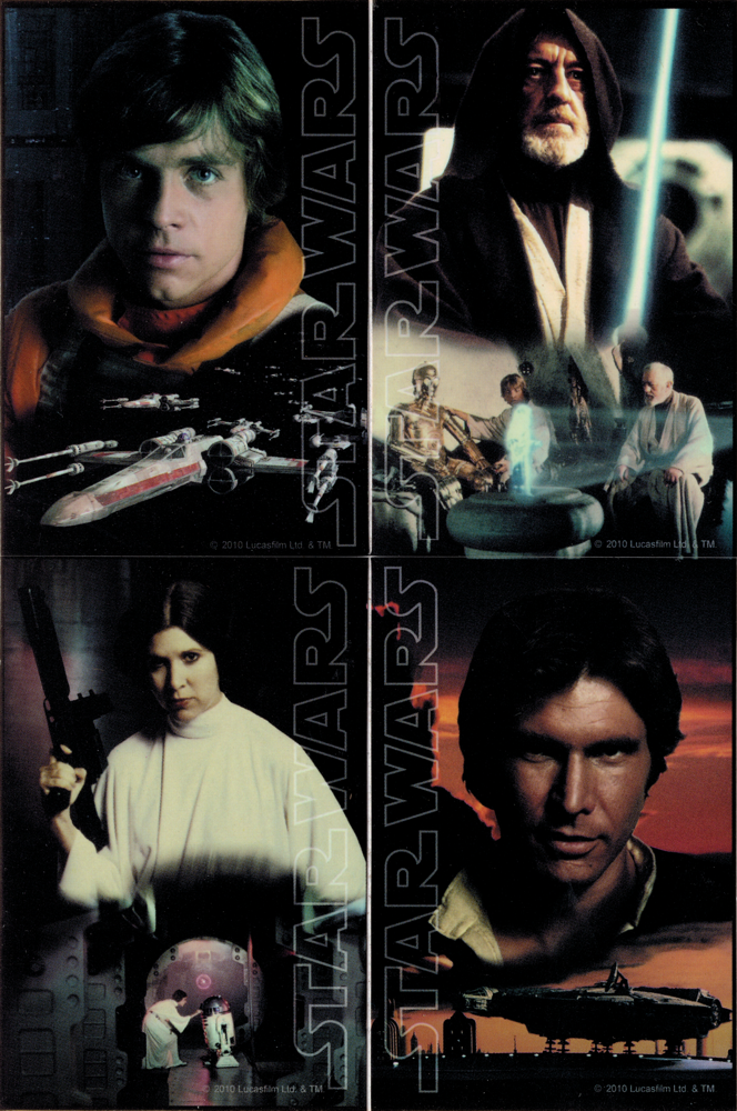 Sticker - Star Wars - Light Side - Set Of Four