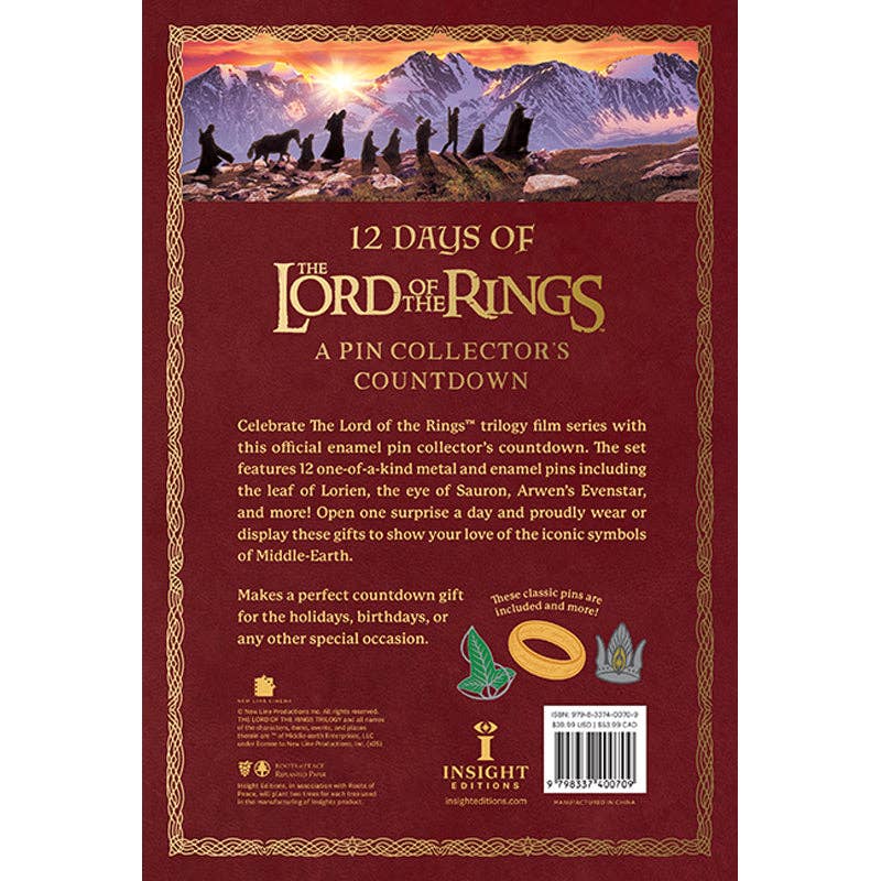 12 Days of Lord of the Rings: Collector’s Pin Set - SALE!