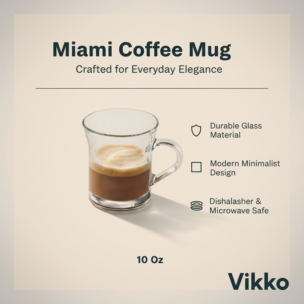 Vikko - Miami Coffee Mug, 10 Oz