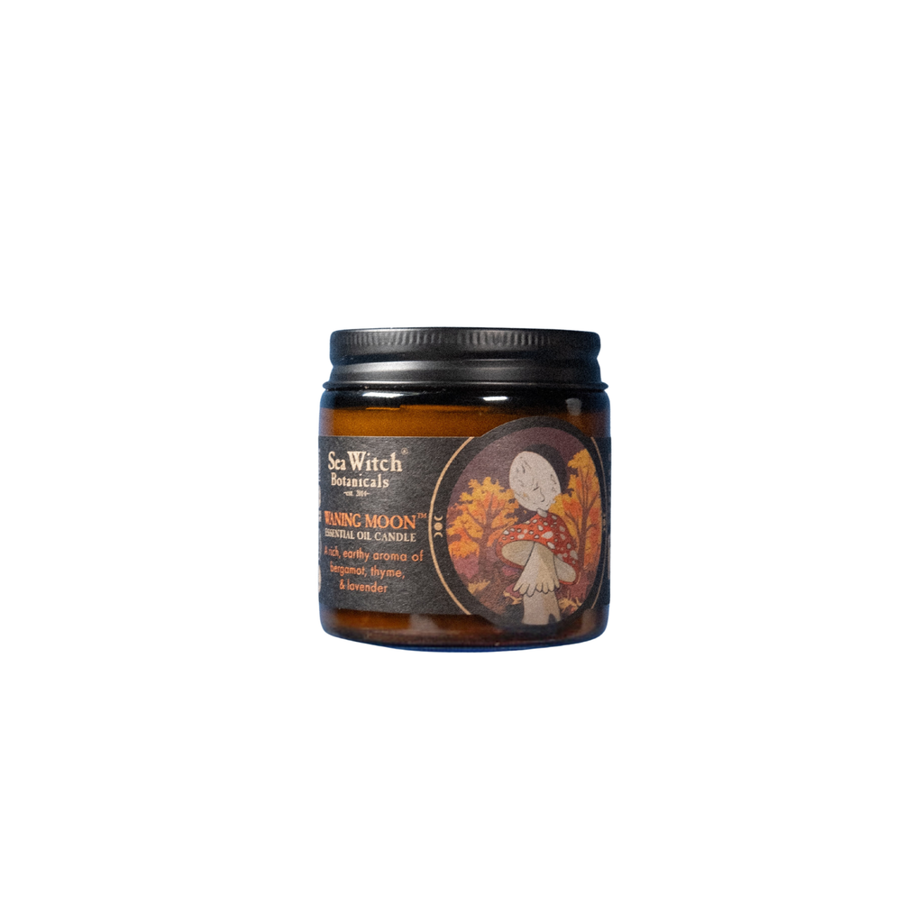 Soy Wax Candle with Cotton Wick - Waning Moon (3 oz)