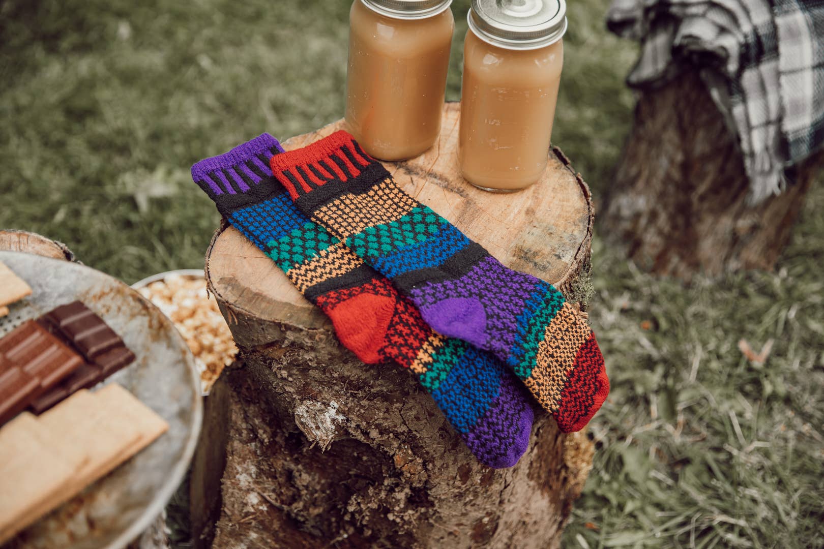 Gemstone Crew Socks | Eco-Friendly & Made in the USA: XL (Women 12+ / Men 11-14)