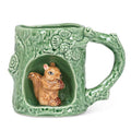 Nature Inspired Mug with Alcove-4"H(11oz): Squirrel