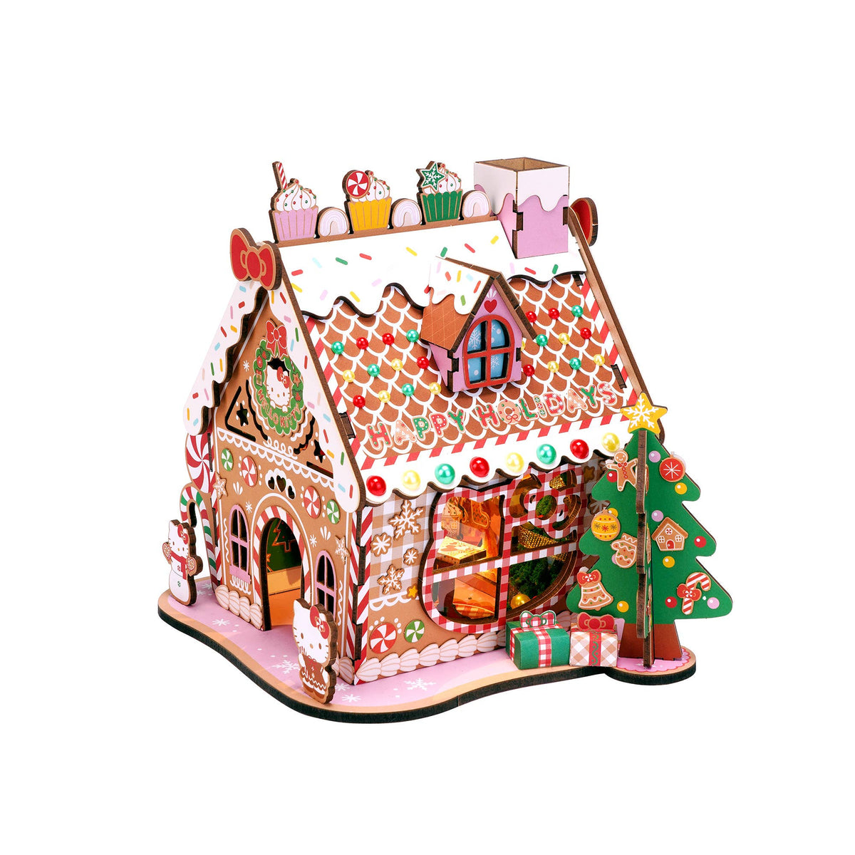 Hello Kitty® Gingerbread House - DIY Miniature House Kit