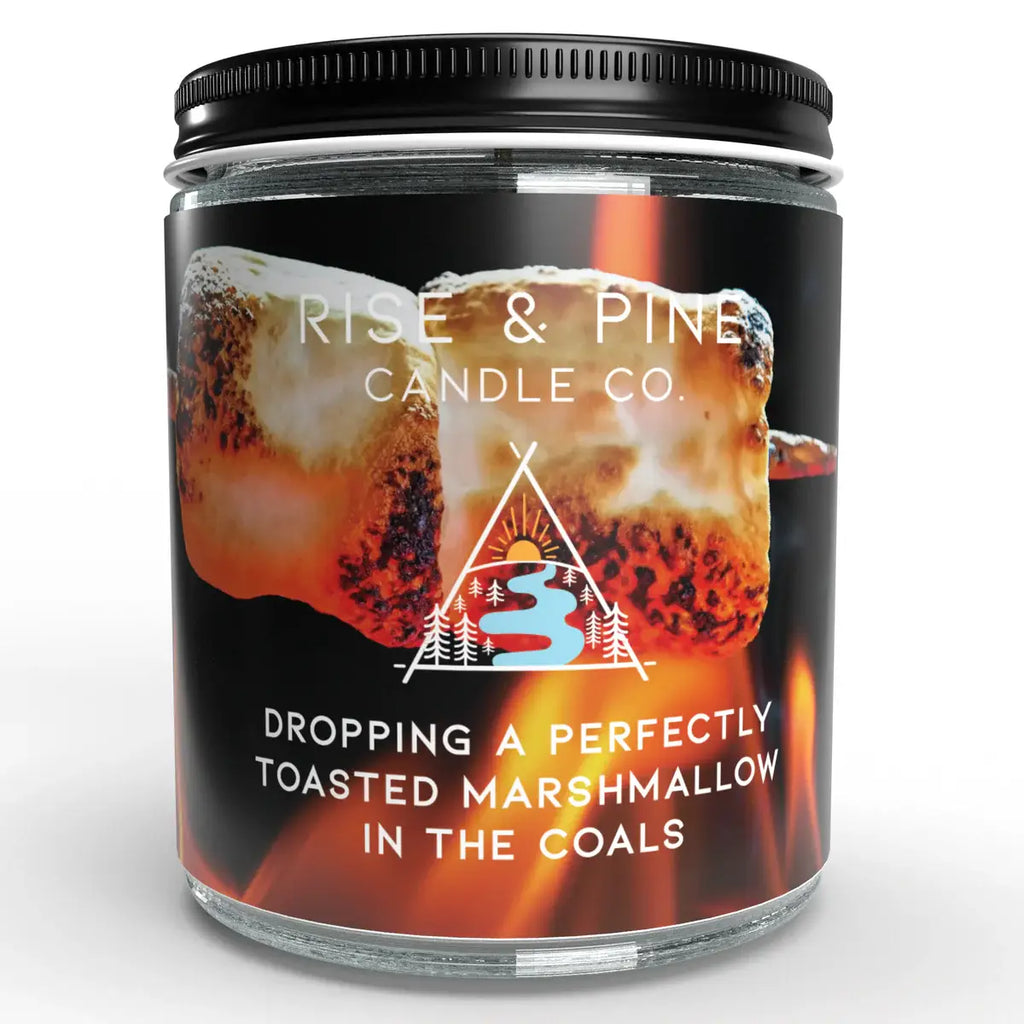 Campfire Marshmallow Soy Wax Candle - 9oz