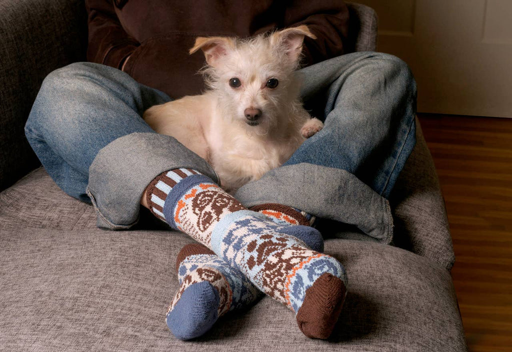Dog Crew Socks | Give Back to Pet Rescue: Medium (Women 8 - 10 / Men 7 - 9)