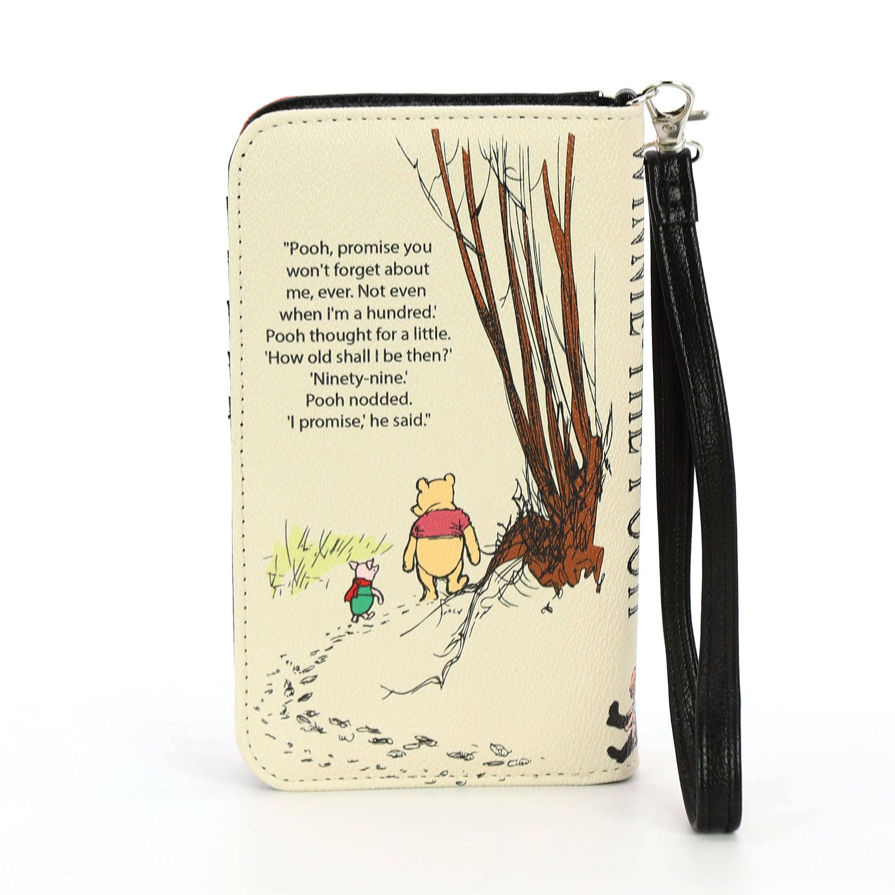 Winnie the Pooh Book Wallet in Vinyl: Beige