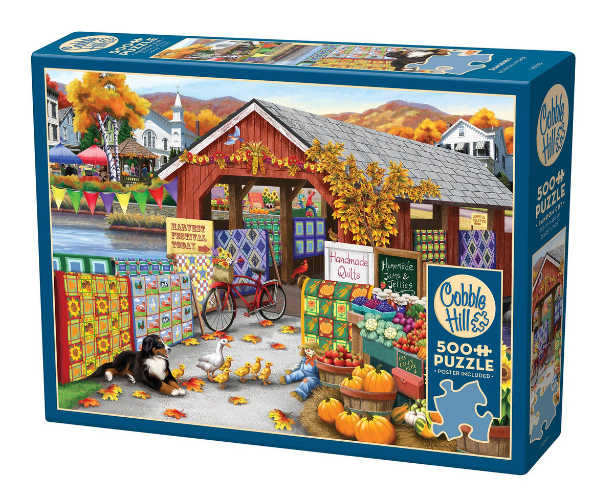 Harvest Festival 500-Piece Cobble Hill Puzzle