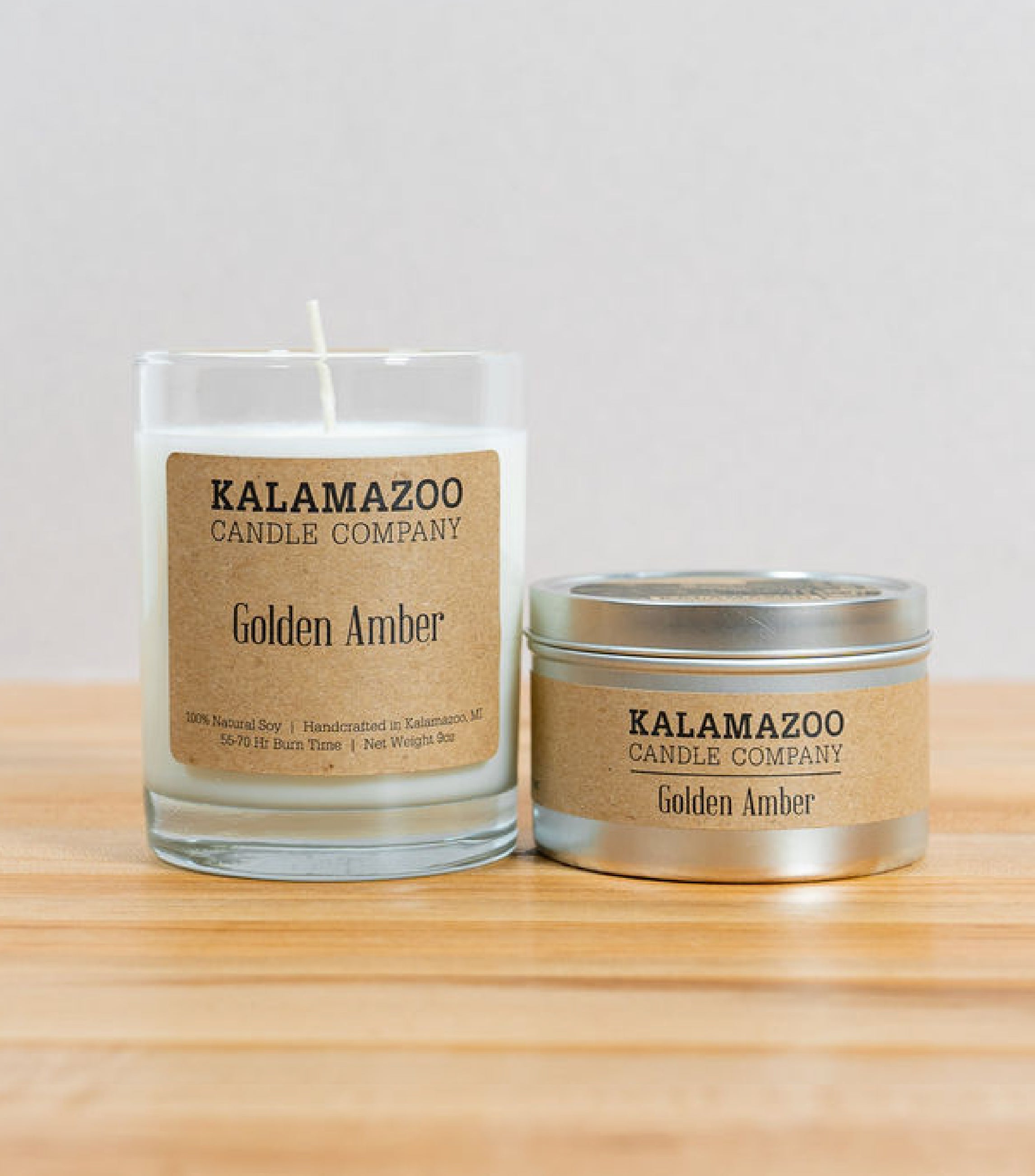 Golden Amber Candle