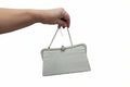 Vintage 1950's Clutch Purse Plum Lined