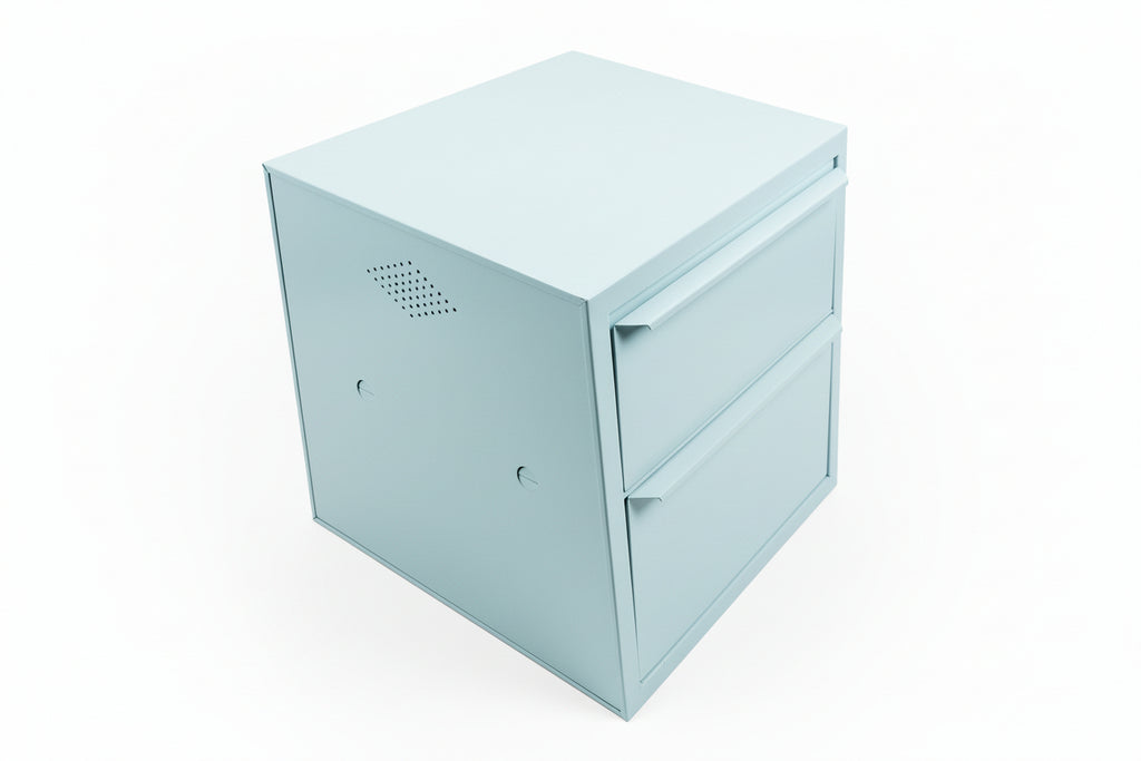 Metal Double Decker Bread Box