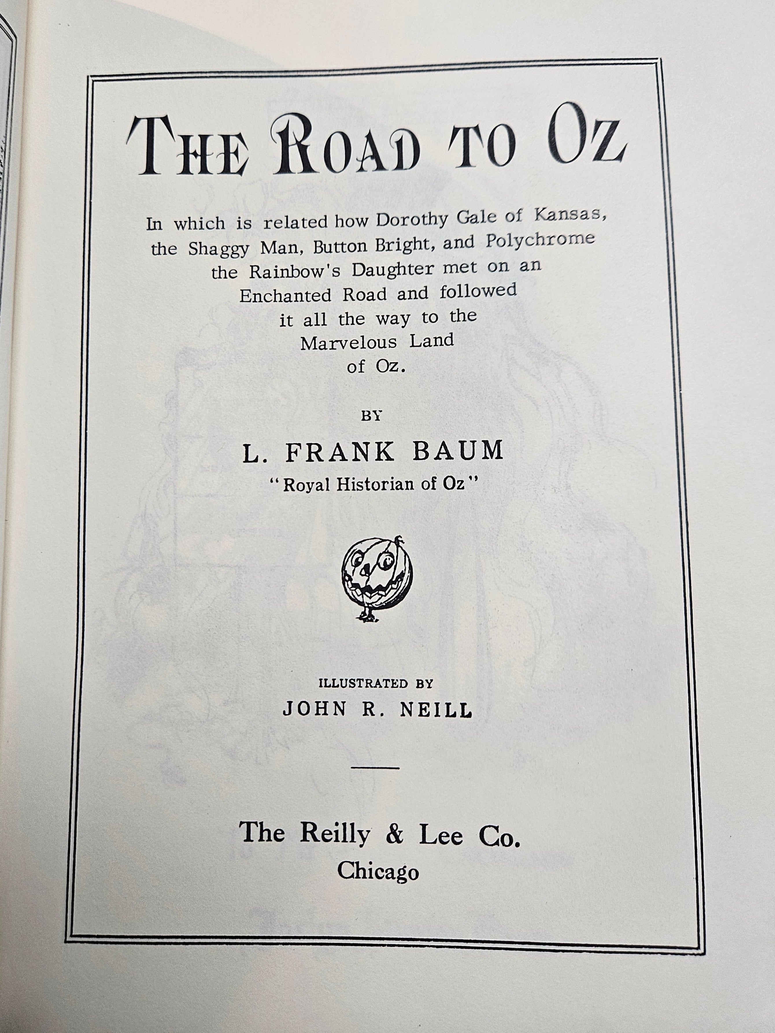 Road To Oz Book