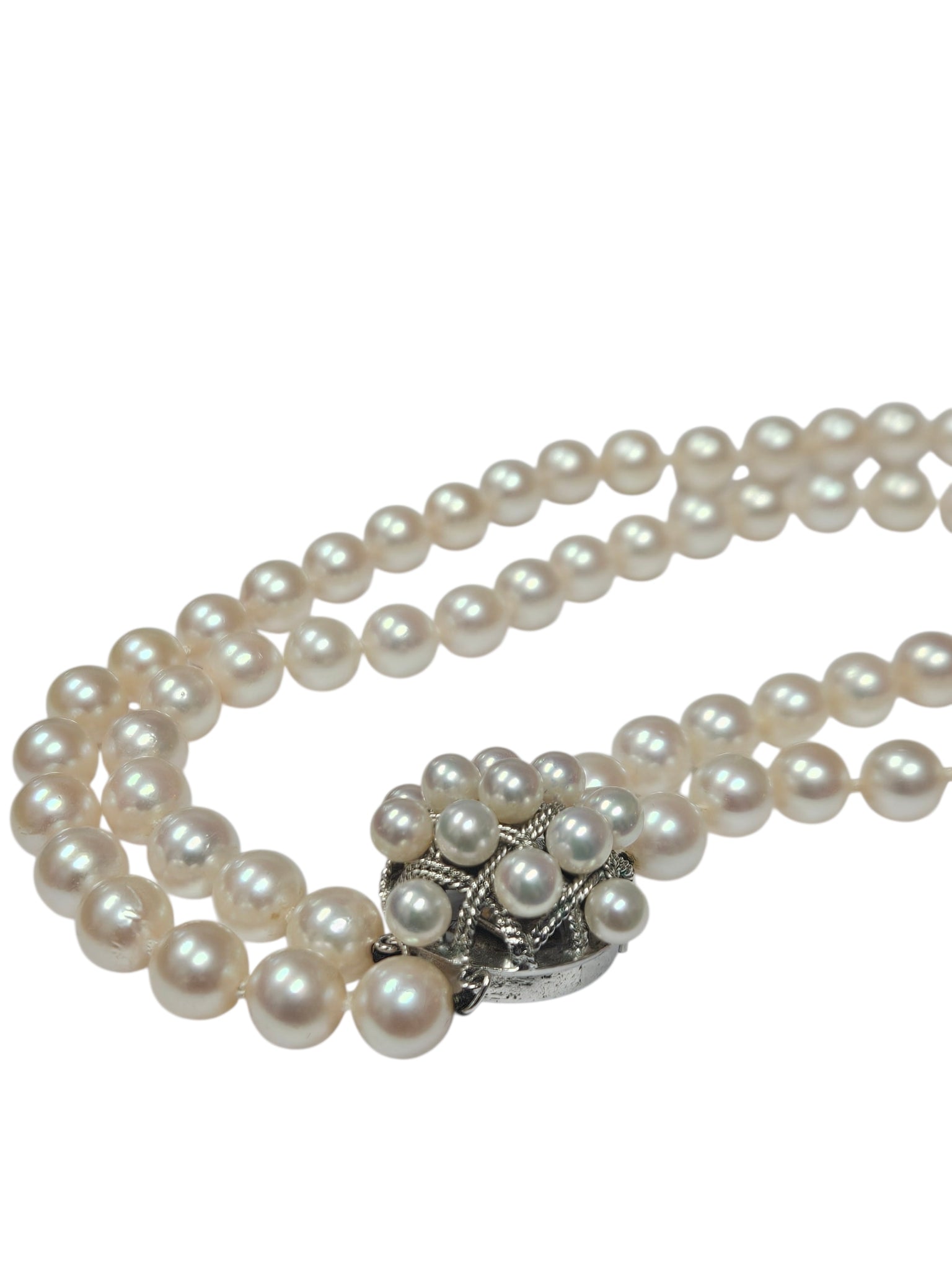 Vintage Convertible 2-in-1 Akoya Cultured Pearl Strand