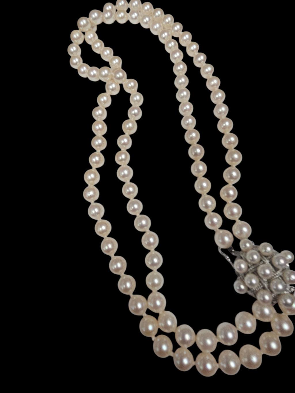 Vintage Convertible 2-in-1 Akoya Cultured Pearl Strand