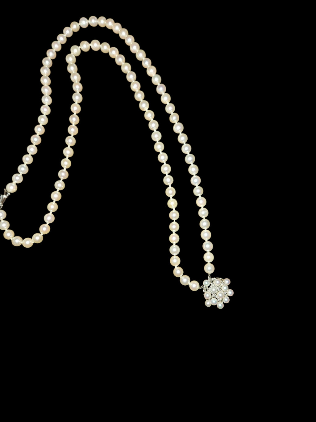 Vintage Convertible 2-in-1 Akoya Cultured Pearl Strand