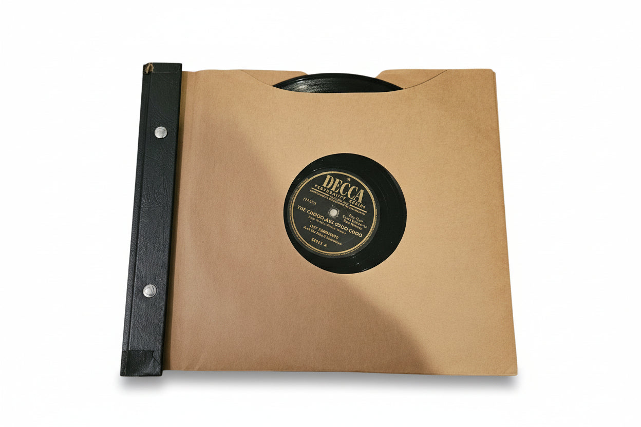 1940's Record Album (Meaning the book where we get the term Record Album. A collectors item by itself) and 20 MINT CONDITION Shellac Records individually valued at $20-$45 a piece