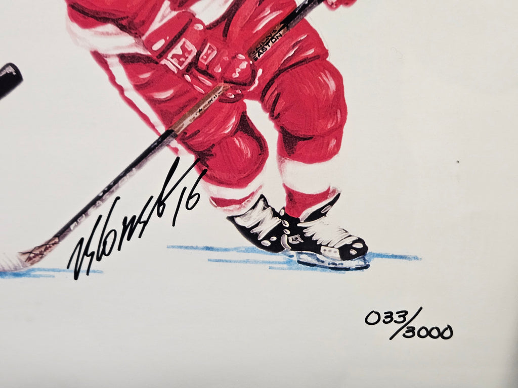 The Russian Five: A Revolution in Hockeytown Limited Edition Signed Lithograph - No. 33 of 3,000
