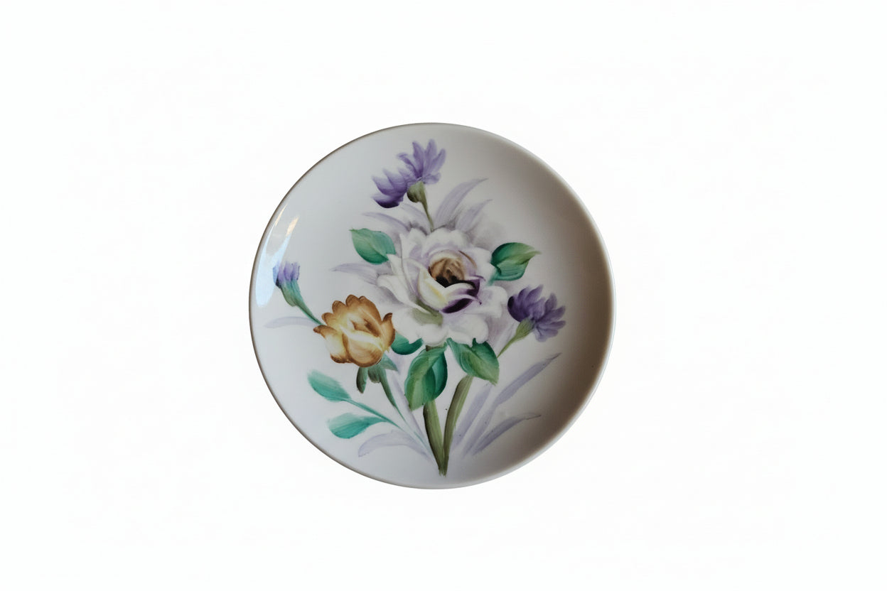 Vintage Hand-Painted Plate
