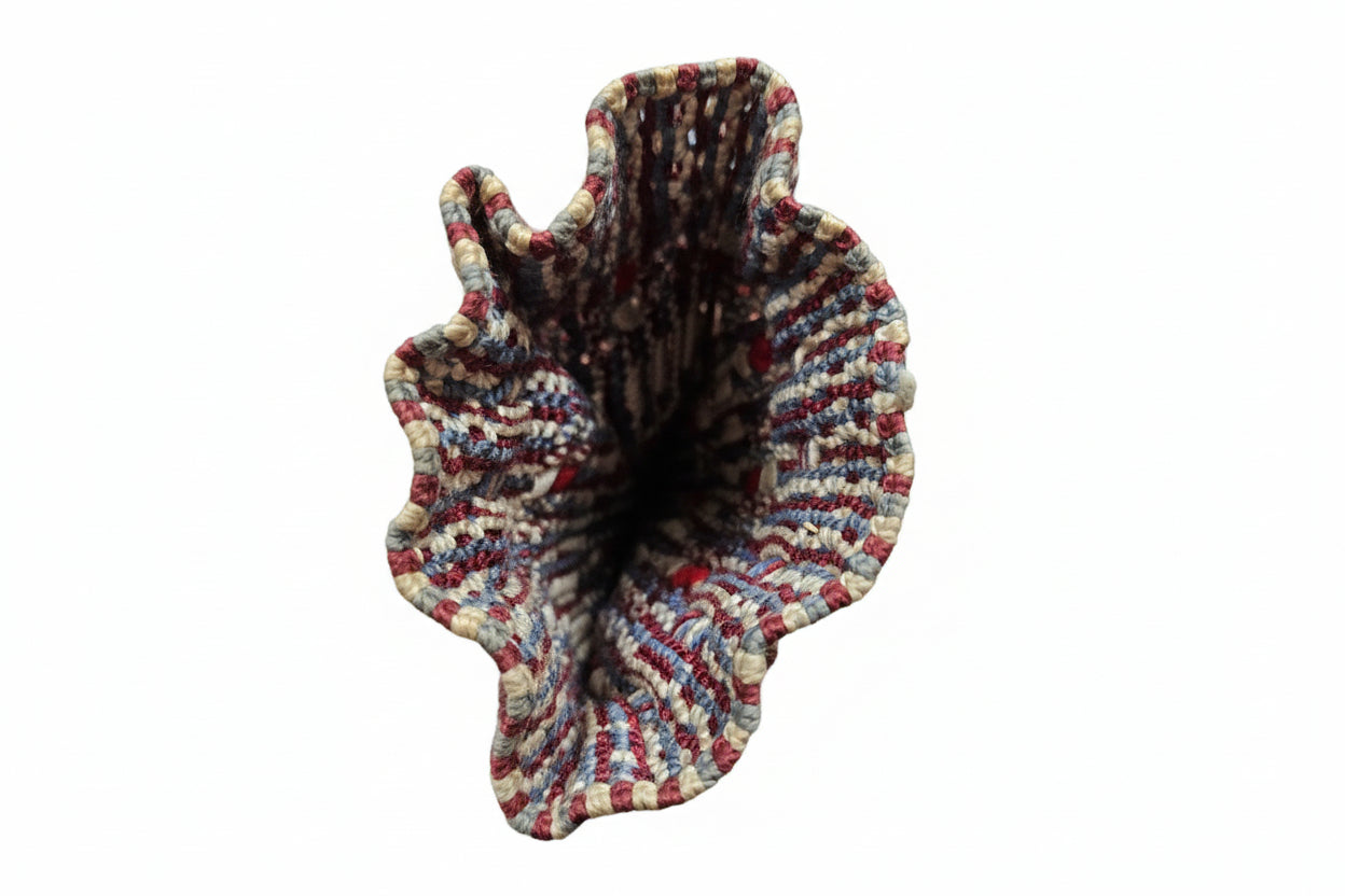 Vintage textile pouch Native American Style