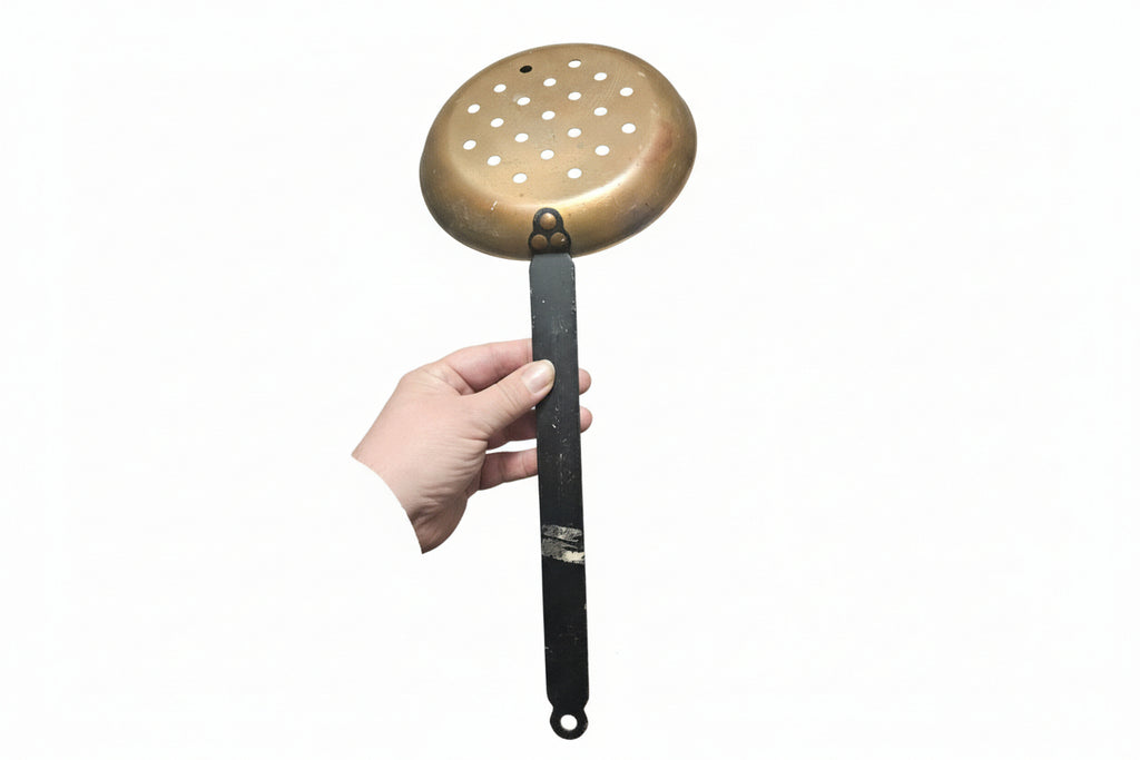 19th Century Copper Ladle w/ Iron Handle