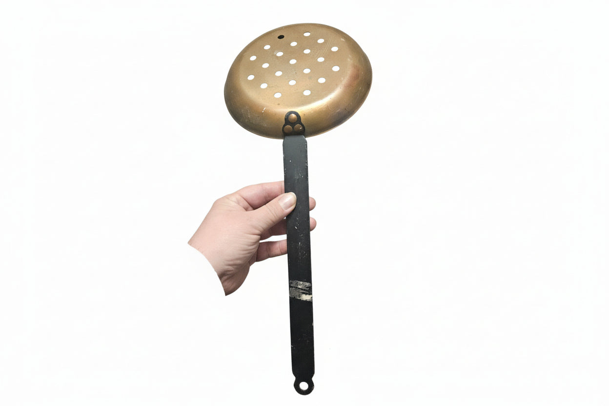 19th Century Copper Ladle w/ Iron Handle