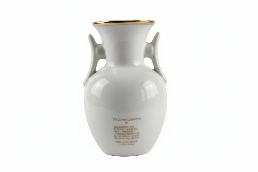 Vintage "Art of Chokin" Japanese Vase w/24k Gold Finish