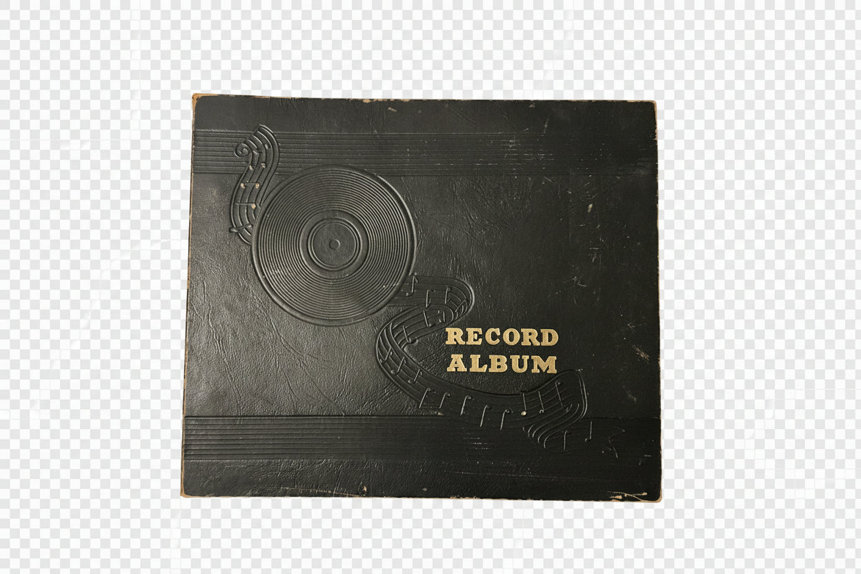 1940's Record Album (Meaning the book where we get the term Record Album. A collectors item by itself) and 20 MINT CONDITION Shellac Records individually valued at $20-$45 a piece