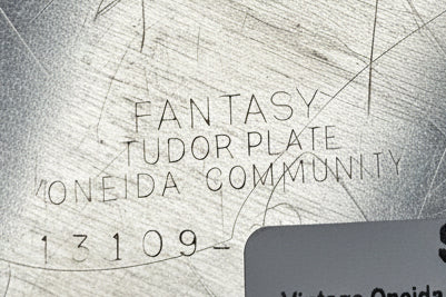 Vintage Oneida "Fantasy" Tudor Silver Platter