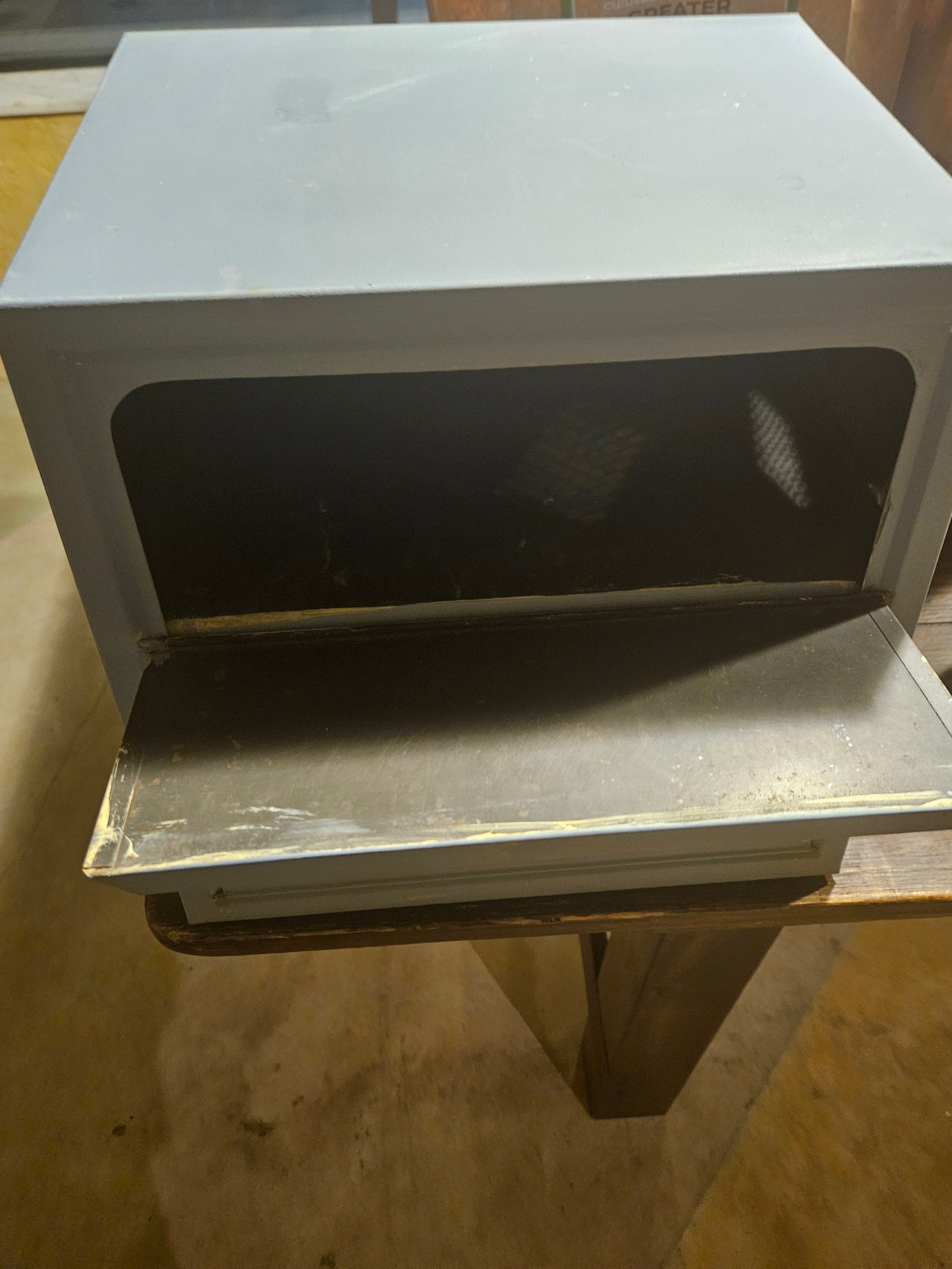 Metal Double Decker Bread Box