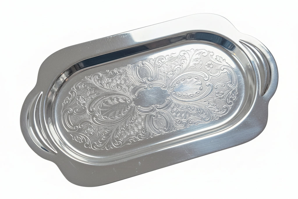 Knickerbocker Silver Co. (KS Inc.) silver Cream/Sugar/tray Set