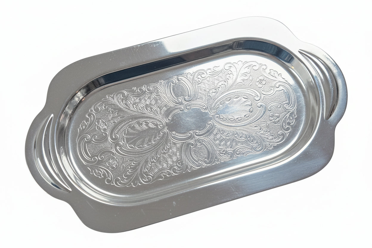 Knickerbocker Silver Co. (KS Inc.) silver Cream/Sugar/tray Set