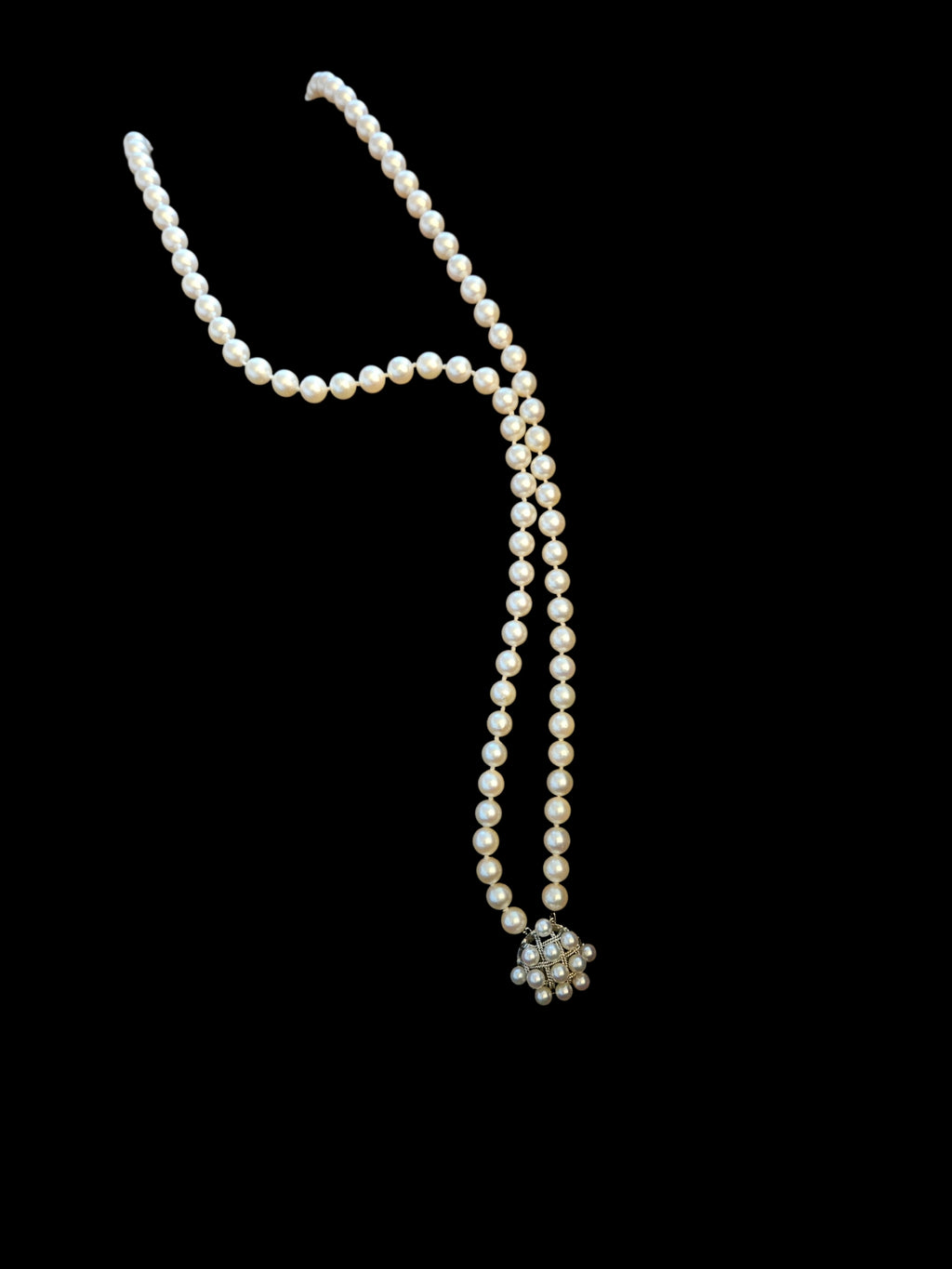 Vintage Convertible 2-in-1 Akoya Cultured Pearl Strand