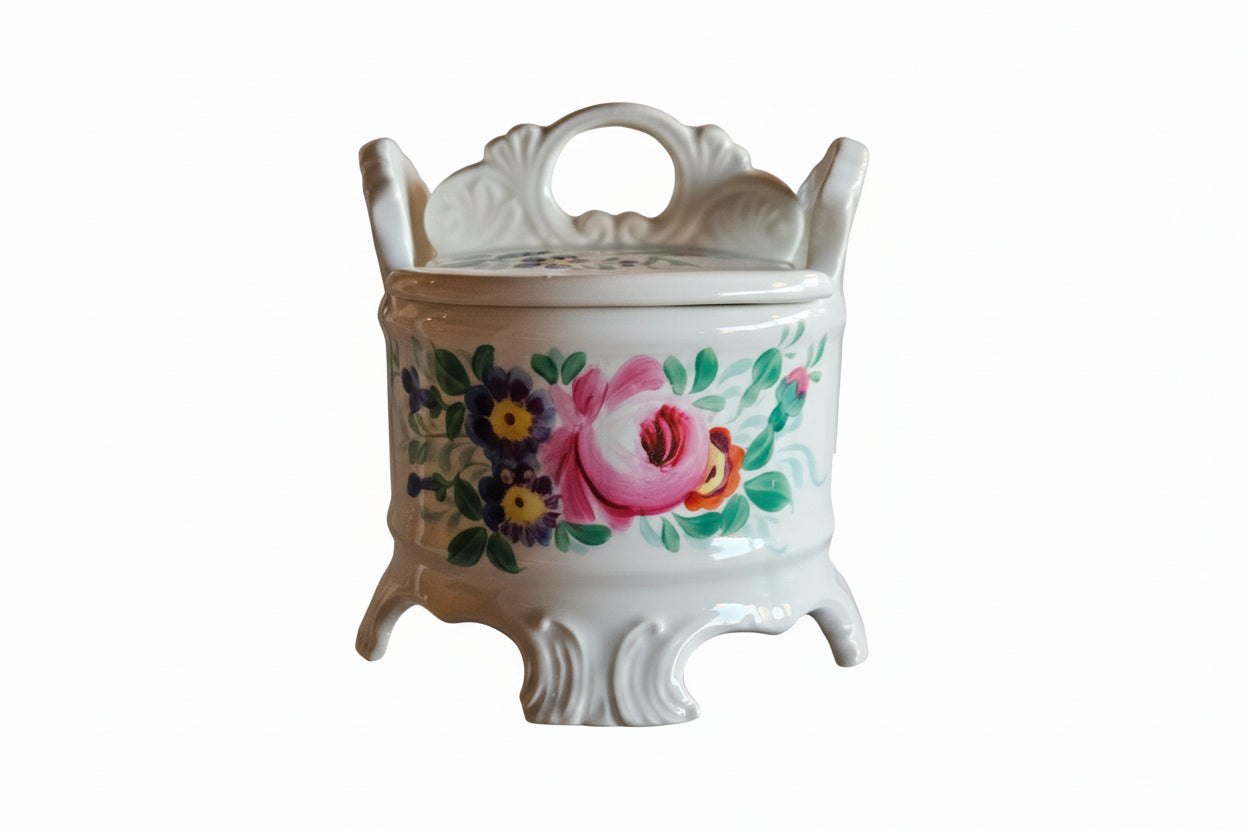 19th Century Norwegian Egersund Smoramber (Butter Dish) Norway