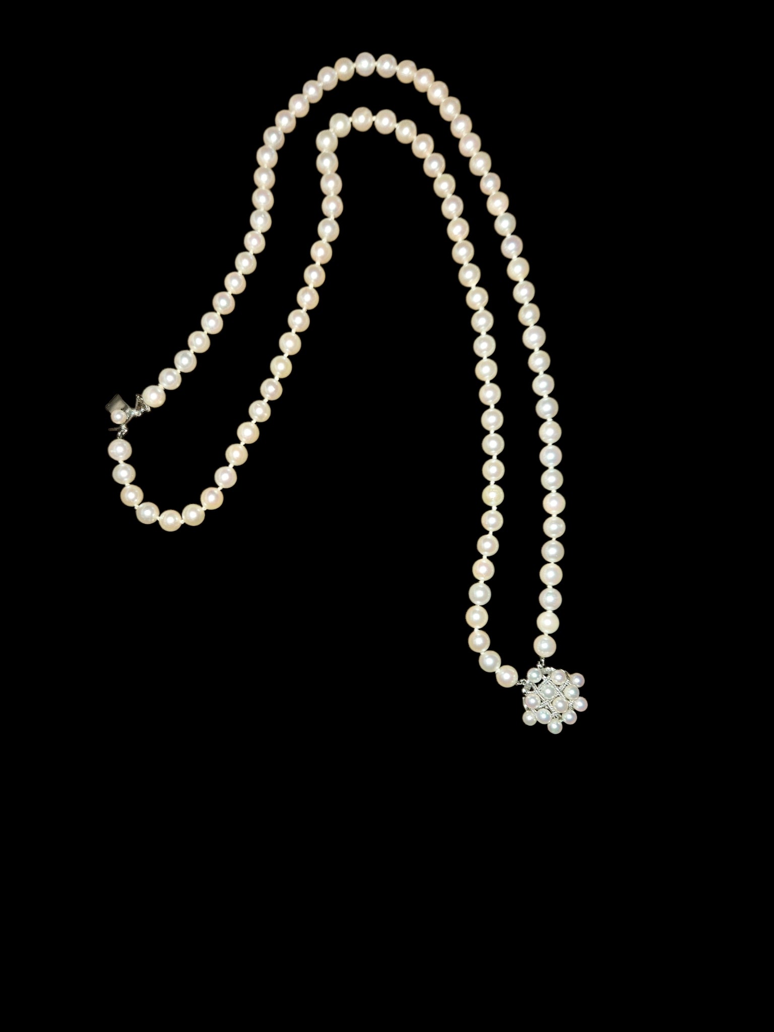 Vintage Convertible 2-in-1 Akoya Cultured Pearl Strand